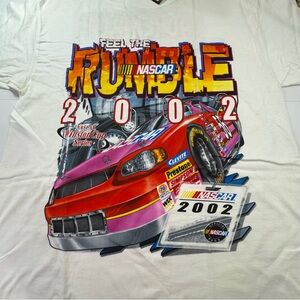 Vintage NASCAR Shirt Daytona Winston Cup Racing Series 2002 Y2K, men’s Large NWT
